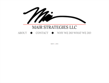Tablet Screenshot of mairstrategies.com